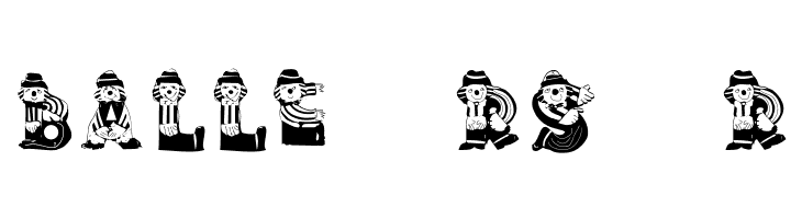 ClownsAlphaBeta  Free Fonts Download