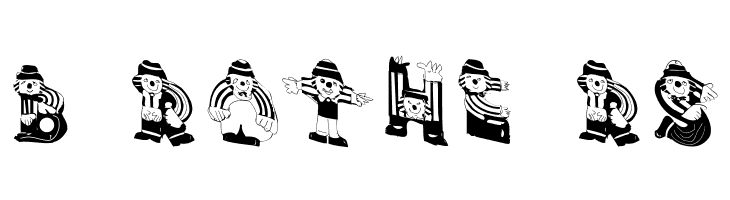 ClownsAlphaBeta  Free Fonts Download