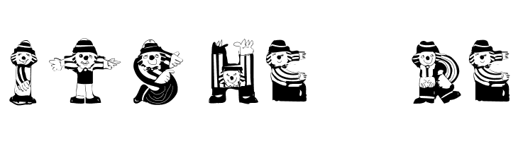 ClownsAlphaBeta  Free Fonts Download