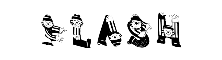 ClownsAlphaBeta  Free Fonts Download