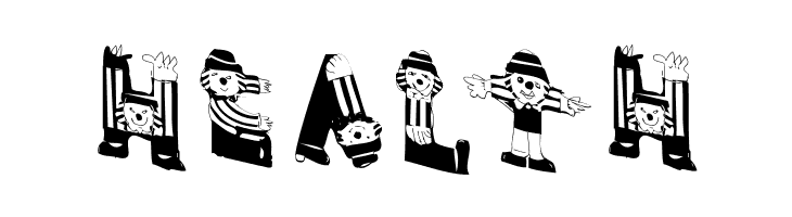 ClownsAlphaBeta  Free Fonts Download