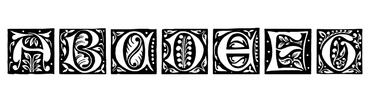 Gotische Initialen  Free Fonts Download