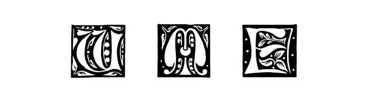 Gotische Initialen  Free Fonts Download