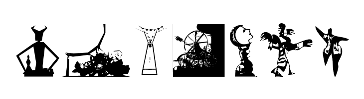 ModernArtBats  Free Fonts Download