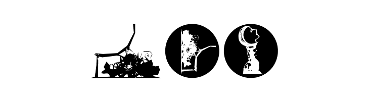 ModernArtBats  Free Fonts Download