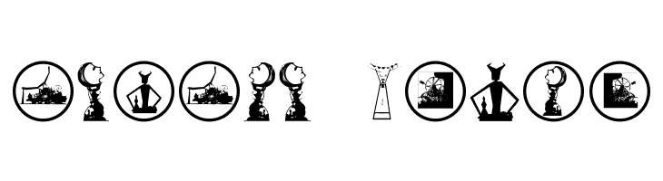 ModernArtBats  Free Fonts Download