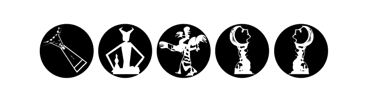 ModernArtBats  Free Fonts Download