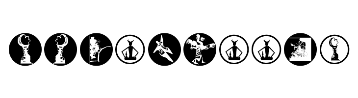 ModernArtBats  Free Fonts Download