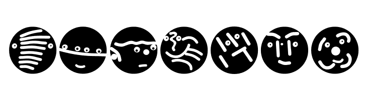 RoundFacesTwo  Free Fonts Download