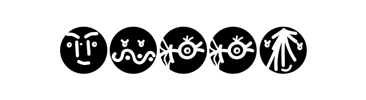 RoundFacesTwo  Free Fonts Download