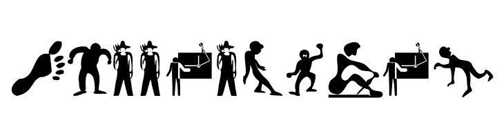 SomeTypesSilhous  Free Fonts Download