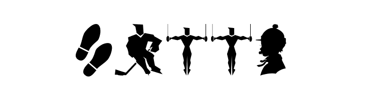 SomeTypesSilhous  Free Fonts Download