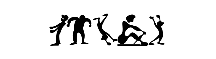 SomeTypesSilhous  Free Fonts Download