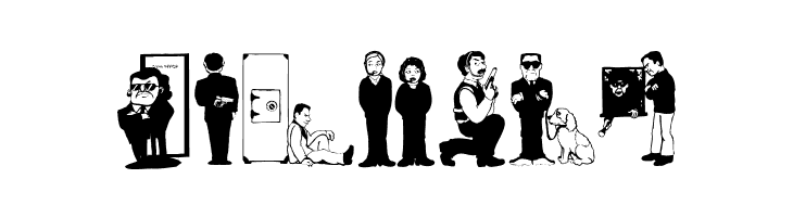 CIAThePeaceWatchers  Free Fonts Download