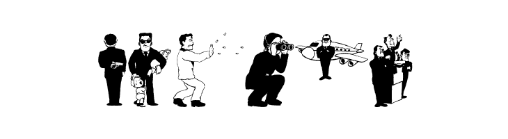 CIAThePeaceWatchers  Free Fonts Download