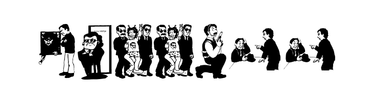 CIAThePeaceWatchers  Free Fonts Download