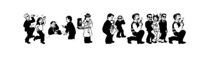 CIAThePeaceWatchers  Free Fonts Download