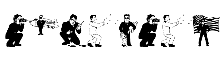 CIAThePeaceWatchers  Free Fonts Download