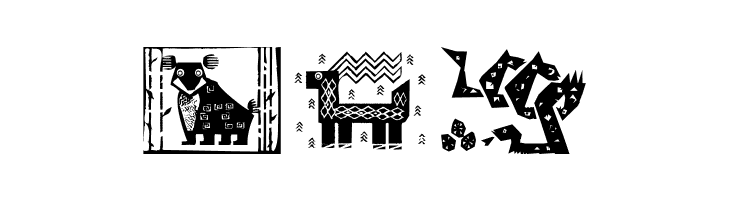 PatternsAnimals  Free Fonts Download