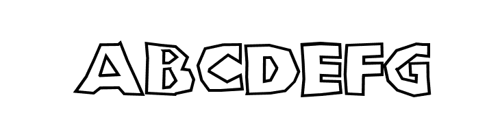 ShlockoBlockoOutline  Free Fonts Download