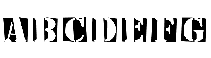 StencilBricksRandom  Free Fonts Download