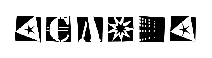 StencilBricksRandom  Free Fonts Download