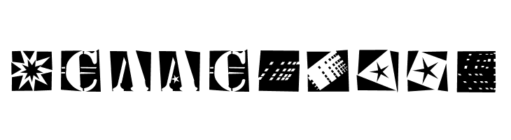 StencilBricksRandom  Free Fonts Download