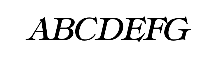 Hebrew Italic  Free Fonts Download