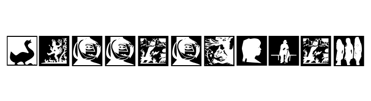 Scherenschnitt OSeven  Free Fonts Download