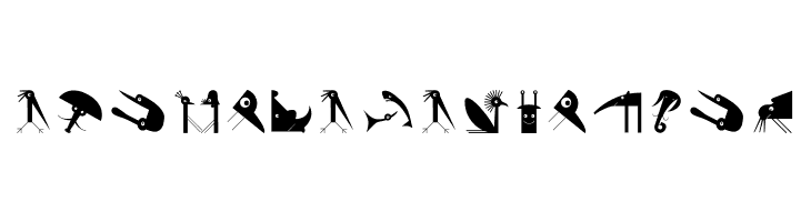 VectorAnimals  Free Fonts Download