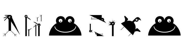 VectorAnimals  Free Fonts Download