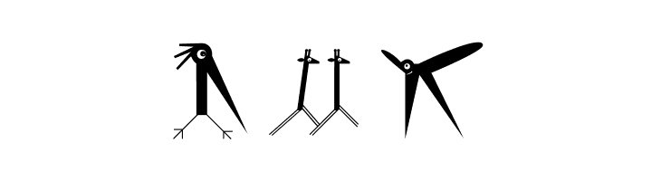 VectorAnimals  Free Fonts Download