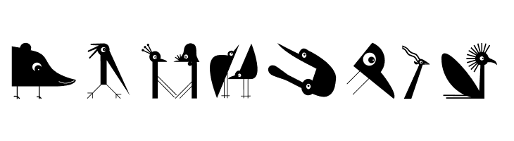 VectorAnimals  Free Fonts Download