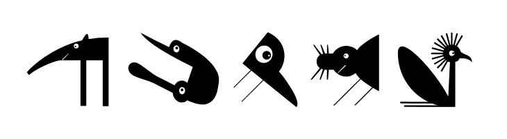 VectorAnimals  Free Fonts Download