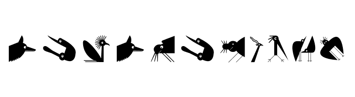 VectorAnimals  Free Fonts Download