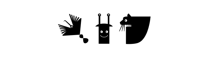 VectorAnimals  Free Fonts Download