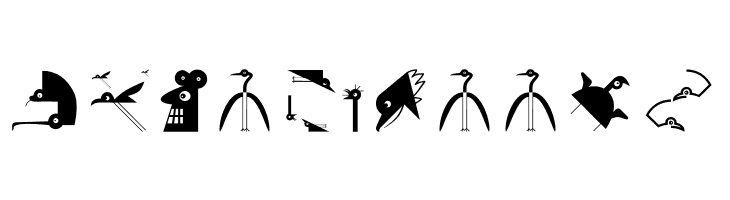VectorAnimals  Free Fonts Download