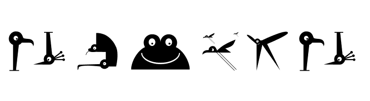 VectorAnimals  Free Fonts Download