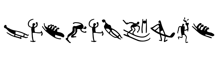WinterSports  Free Fonts Download