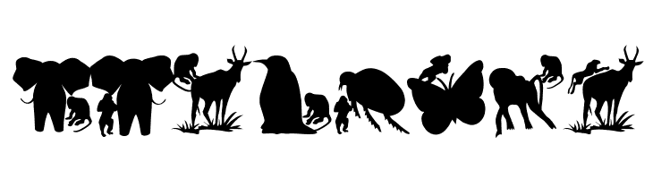 AnimalsMeetings  Free Fonts Download