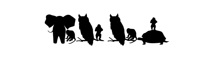 AnimalsMeetings  Free Fonts Download