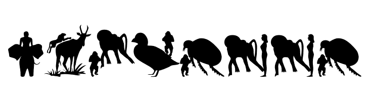 AnimalsMeetings  Free Fonts Download