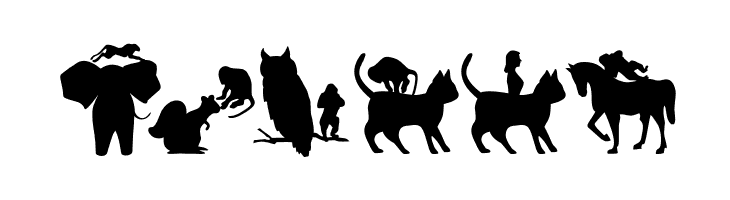 AnimalsMeetings  Free Fonts Download