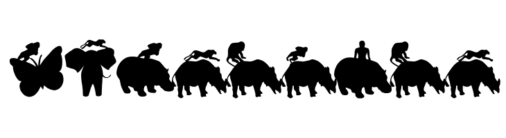 AnimalsMeetings  Free Fonts Download