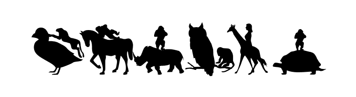 AnimalsMeetings  Free Fonts Download