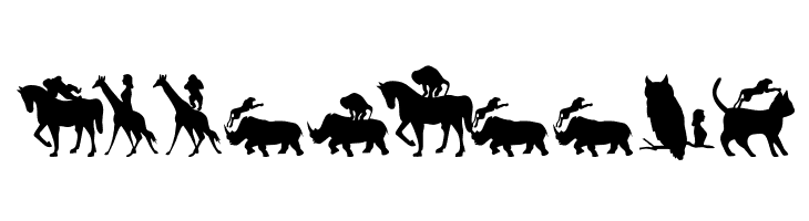 AnimalsMeetings  Free Fonts Download