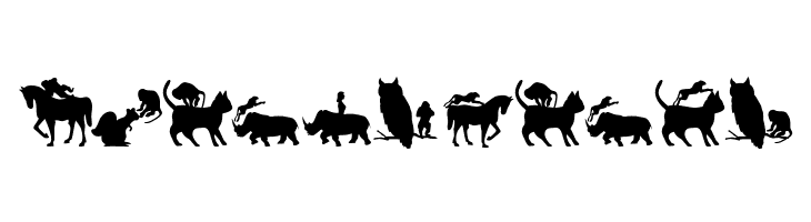 AnimalsMeetings  Free Fonts Download
