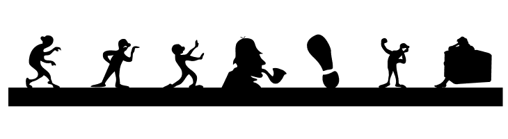 SilhouettesSocledTwo  Free Fonts Download