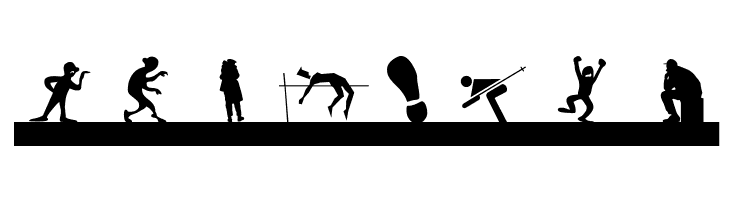 SilhouettesSocledTwo  Free Fonts Download