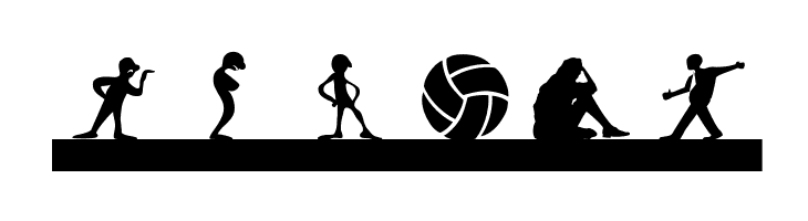 SilhouettesSocledTwo  Free Fonts Download